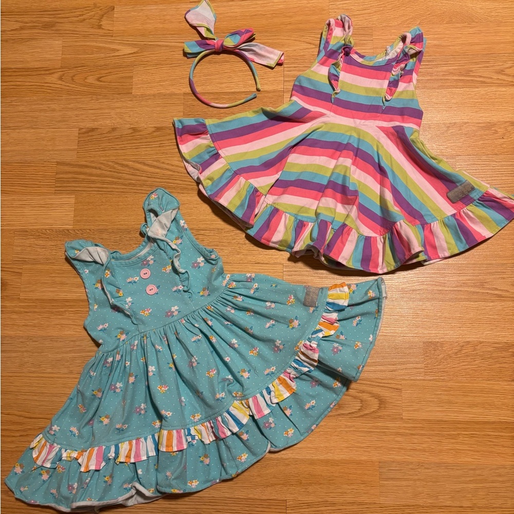 Bundle “Eleanor Rose” dresses size 2 and 3/4 (Read Description)